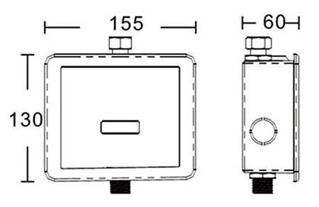 M-1098A Автосмыв для писсуара